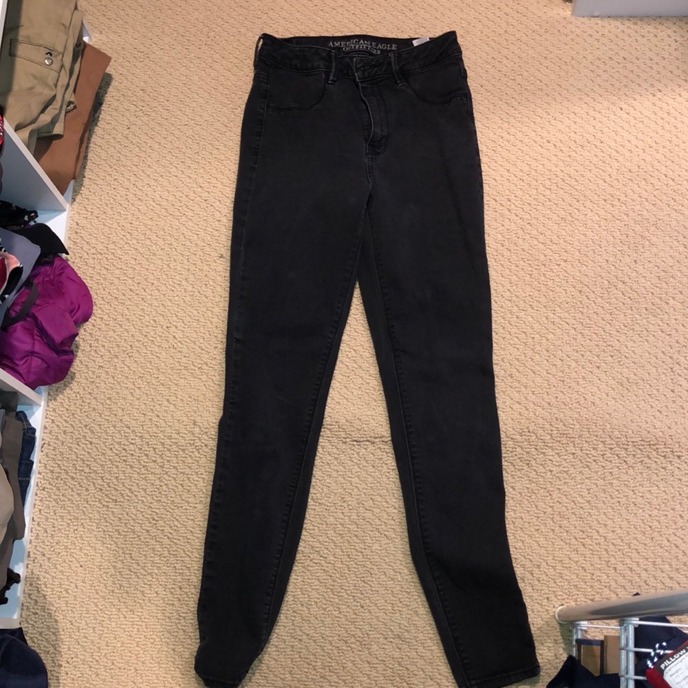 American eagle skinny black jeans
